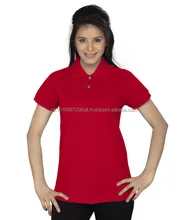 Custom OEM design blank women polo t-shirts Custom OEM design blank women polo t-shirts