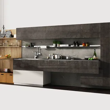oppein luxury german natural style modular kitchen cabinets