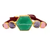 Top fashion design multi chalcedony gemstone bracelet 925 sterling solid silver jewelry bracelets exporter