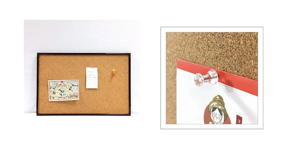 High Quality Cork Bulletin Board With Aluminum Frame Plastic Corner Tiles Product On Alibaba Cork Board Bulletin