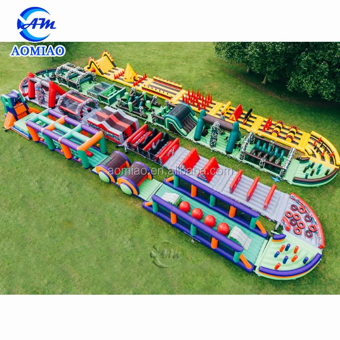 839ft/272m World Biggest  Inflatable Obstacle Course Giant Obstacle Maze For sale