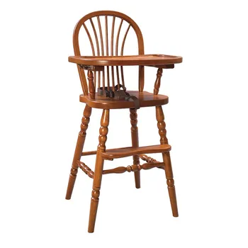 all wood high chair