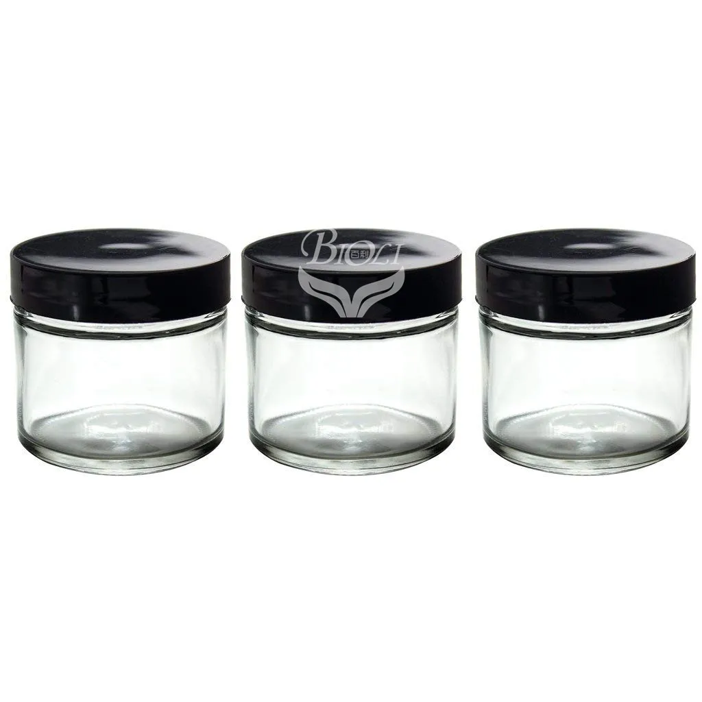 5ml Glass Wax Containers Clear Color 3ml 5ml Cbd Wax Oil Concentrate