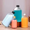 250ml 500ml Big Belly Boston Round Beverage Juice Glass Bottle with cork empty wine bottle for liquor vodka and whisky