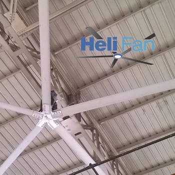 Hvls Fan With Extruded Cambered Airfoil For Commercial Large Open Area Buy Large Ceiling Fan With Extruded Blade Large Industrial Ceiling Fan Big