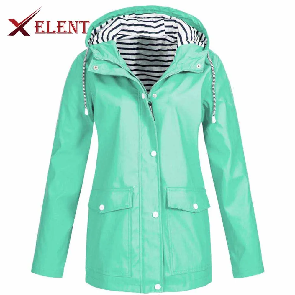 female rain jacket