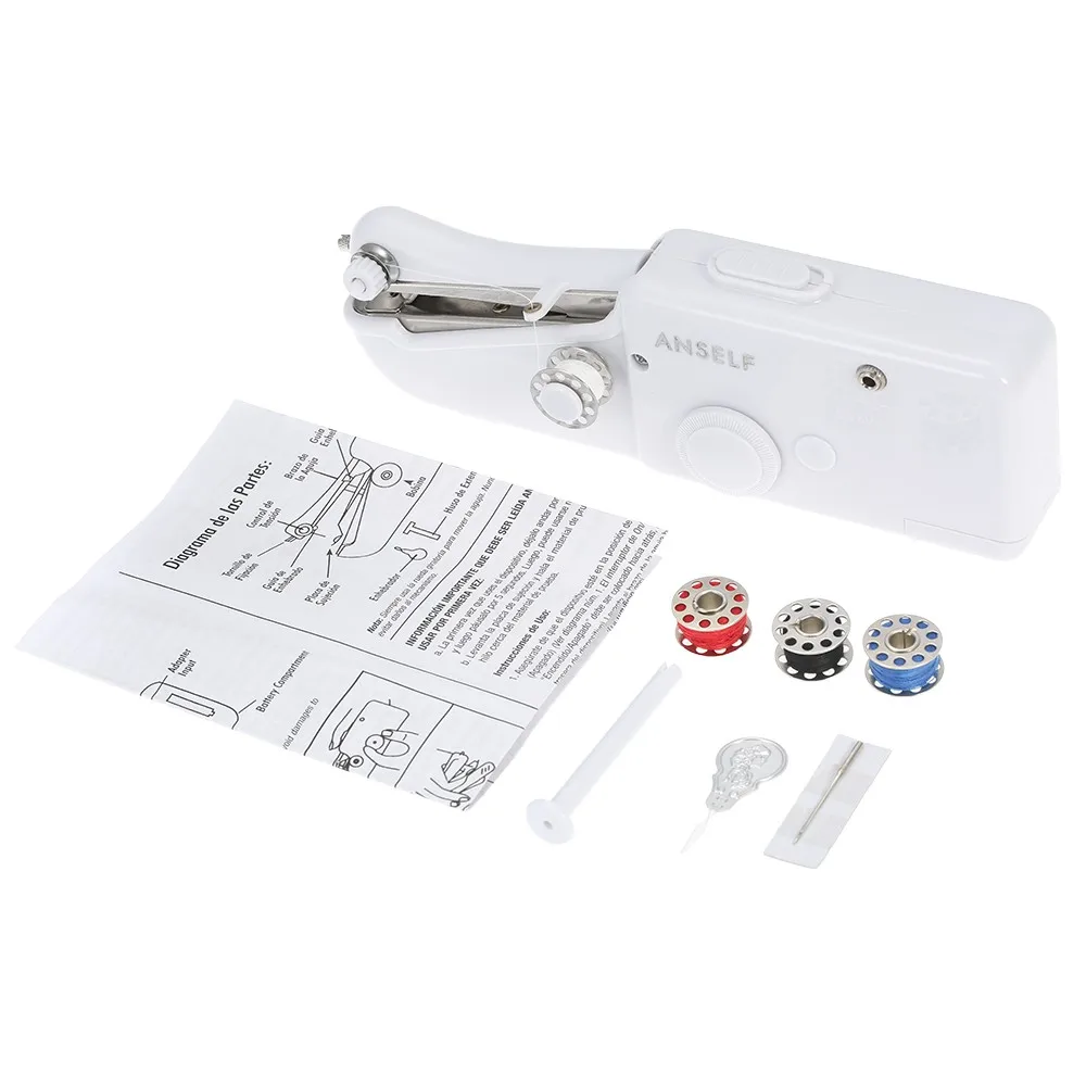 Anself-mini Máquina De Coser Eléctrica Portátil Para El Hogar