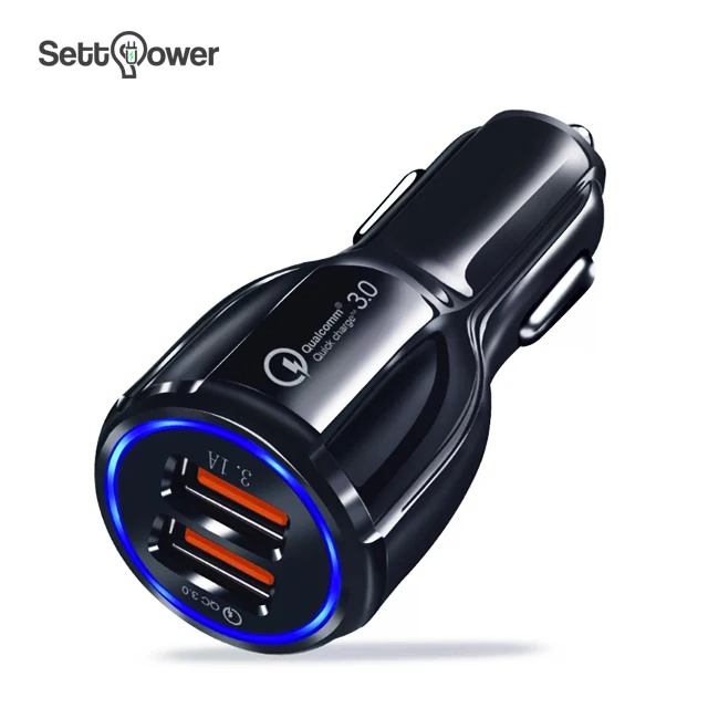
cigar jack QC 3.0 fast charging car charger Settpowe 