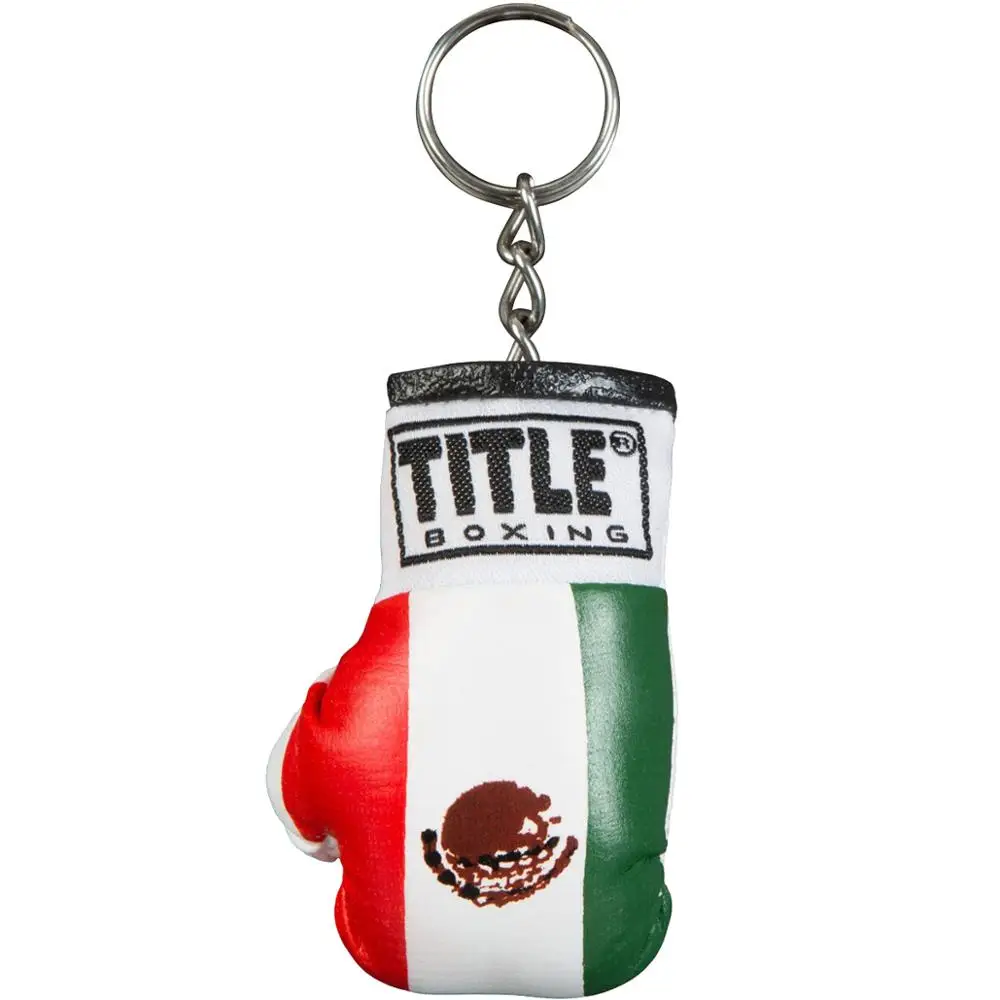 mini boxing gloves keychain keyring key chain leather ring Flag austria austrian
