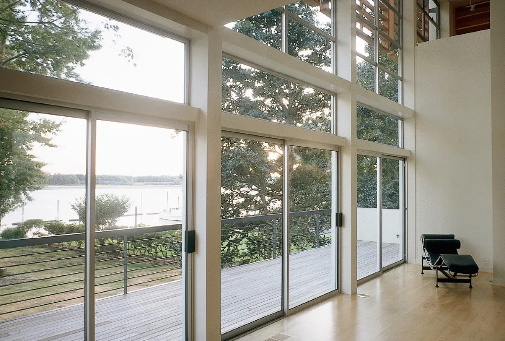 USA Standard house windows grill design Philippines glass aluminum window frames price