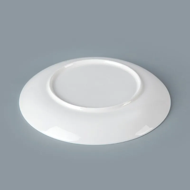 product-Two Eight-European Style White Bone china Restaurant Plates Dinnerware Plate, Bone China Din