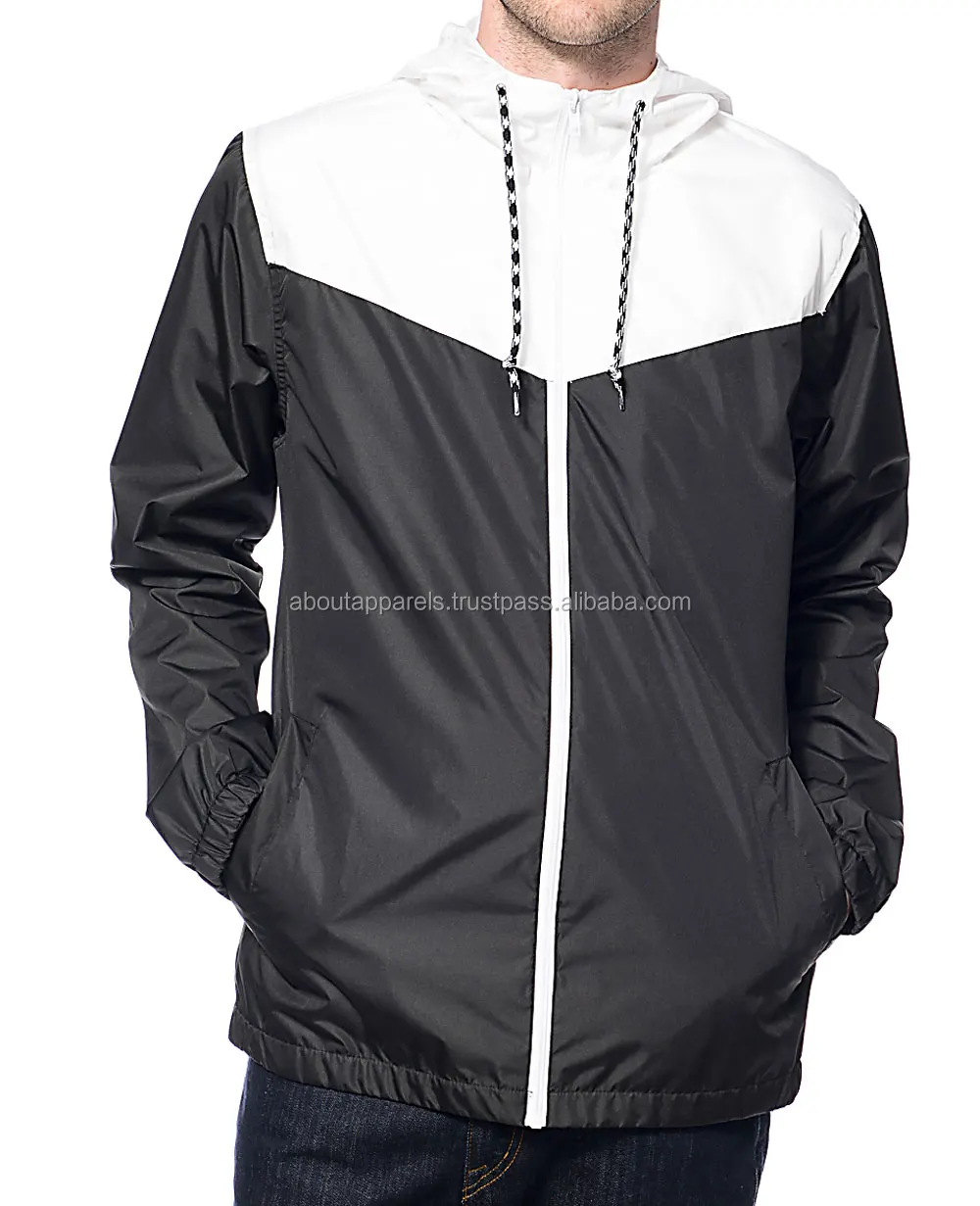 Bulk Wholesale Nylon Bomber Windbreaker Jackets,Custom Mens Zipper Up