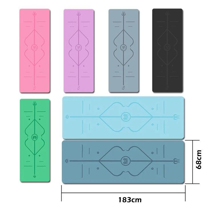 Nonslip Eco Friendly Natural Rubber Yoga Mat Amazon Popular Sales Pu