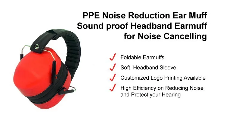 Taiwan made ear muff for noise defenders   