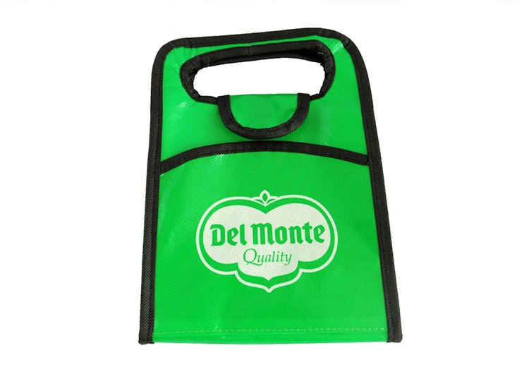 Fashion high quality thermal non-woven fabric bag, portable insulated lunch bag