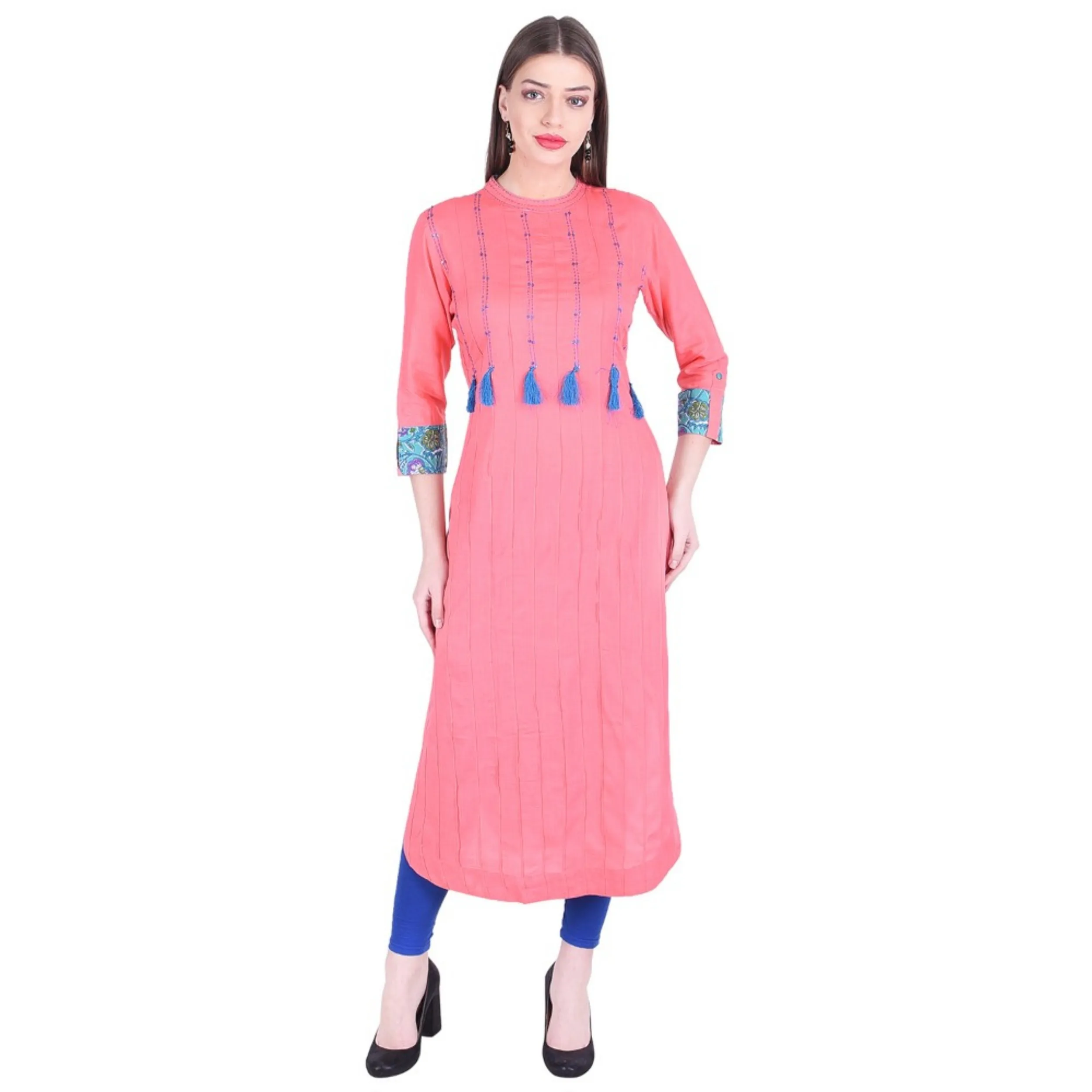 Ladies Designer Kurti Fabric at Rs 170/piece | मुद्रित कुर्ती का कपड़ा in  Surat | ID: 25911193333