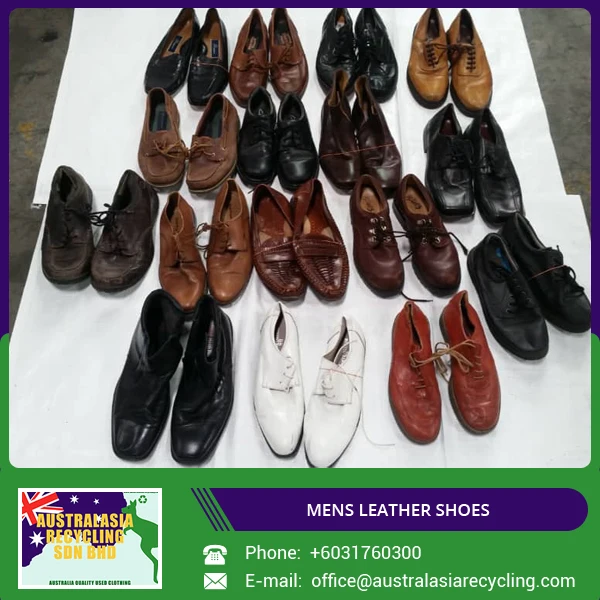 Durable Finish Superb Quality Used Leather Men Shoes At Best Price