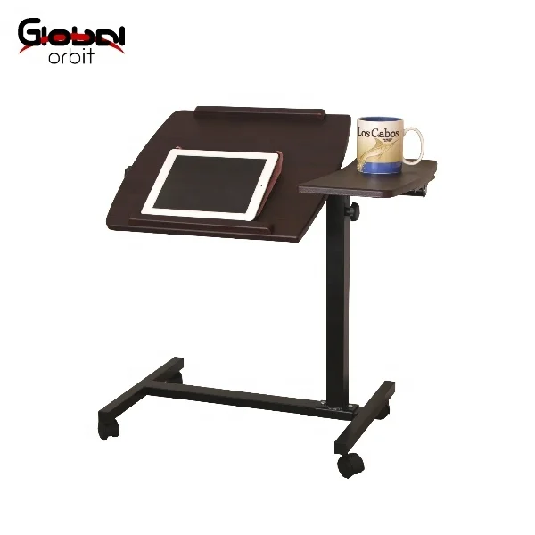 Wholesale Height Adjustable Mobile Laptop Stand Desk Rolling Cart
