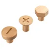 Ins creative wooden screw Nordic wall decorative hook