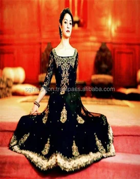 pakistani black dresses 2018