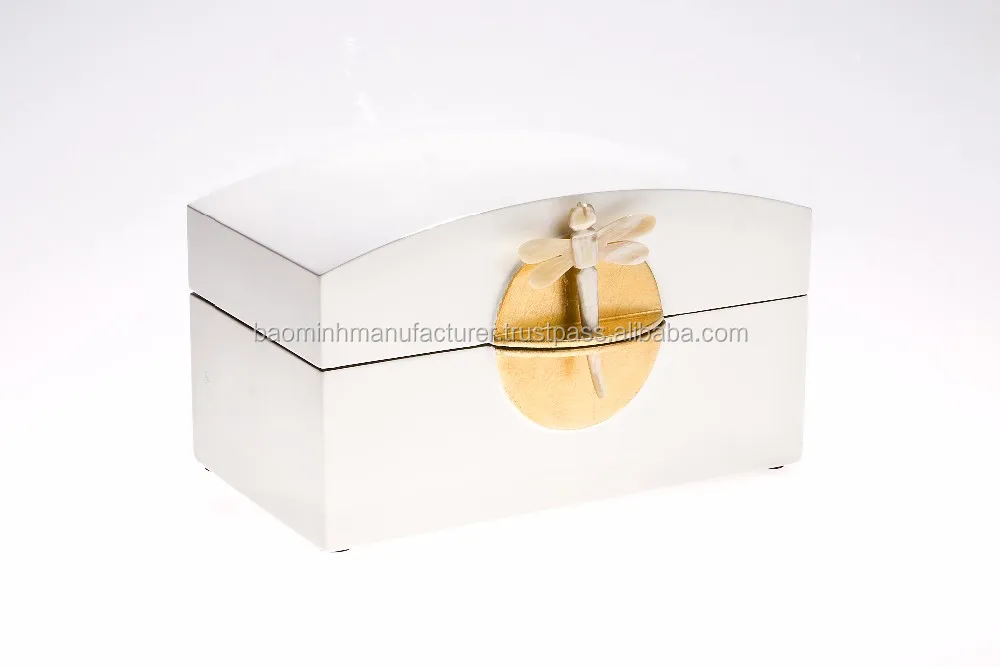 Shiny White Wood Lacquer Box Vietnam Wholesaler Buy Lacquer Box White