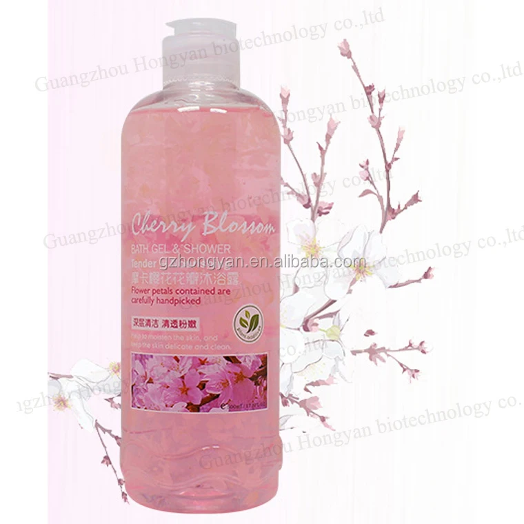 500ml Flower Petal Bath Gel Longlasting Scent Moisturizing Shower Gel