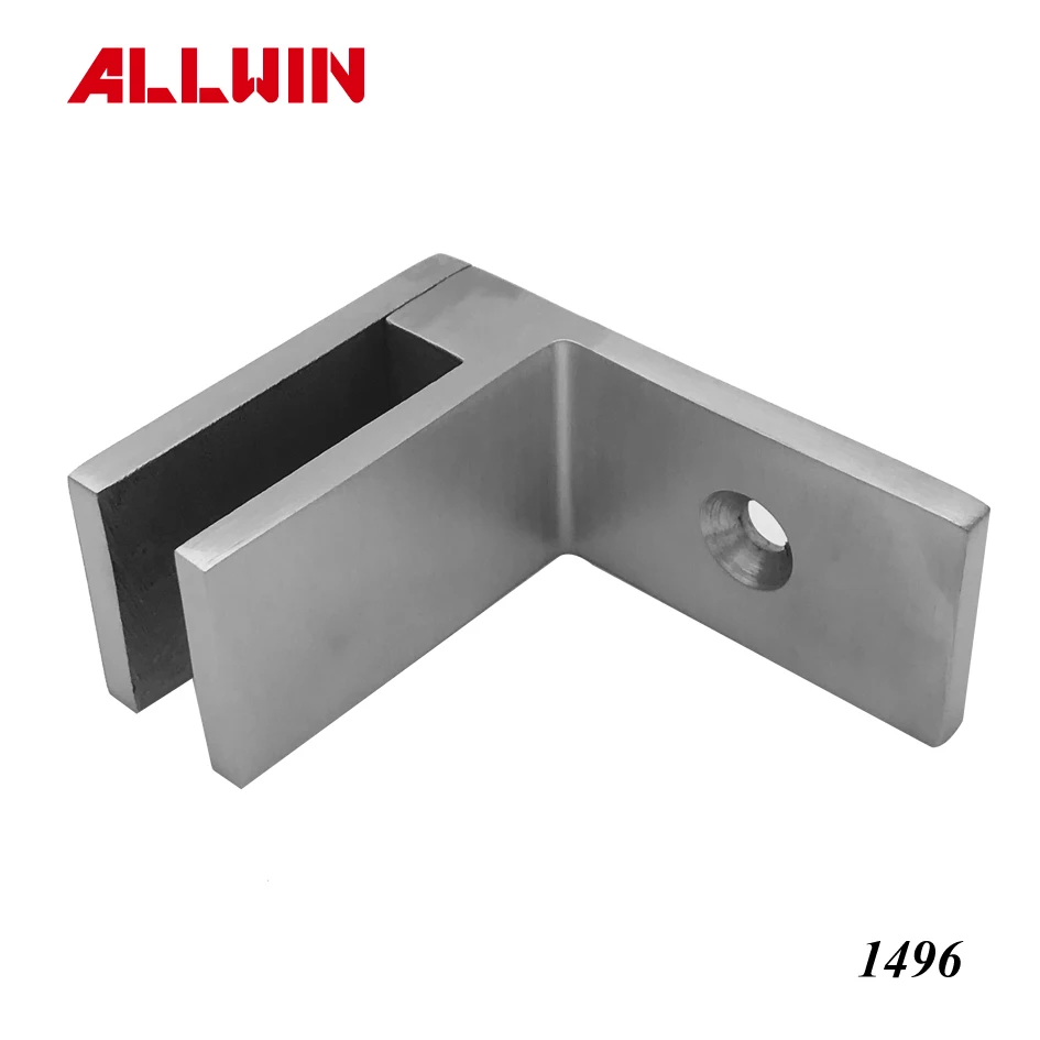 90 Degree Wall Mount Glass Bracket Buy Stainless Steel Or Brass 90