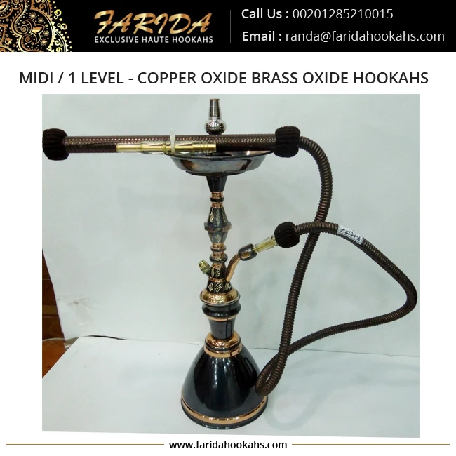 Midi 1 Level Farida Copper Oxide Hookah Wholesale Buy Hot Sale High