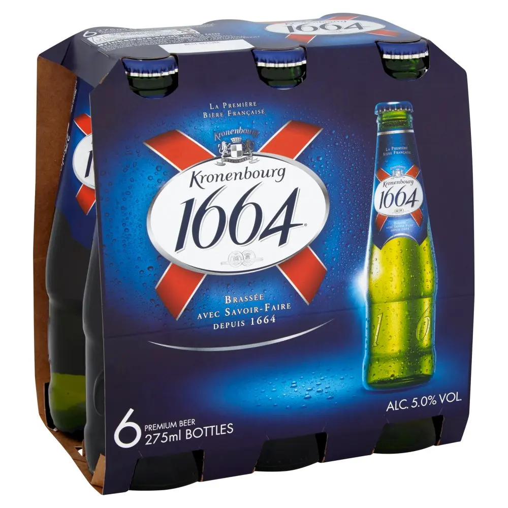 cheap kronenbourg 1664 blanc beer in bottles and cans