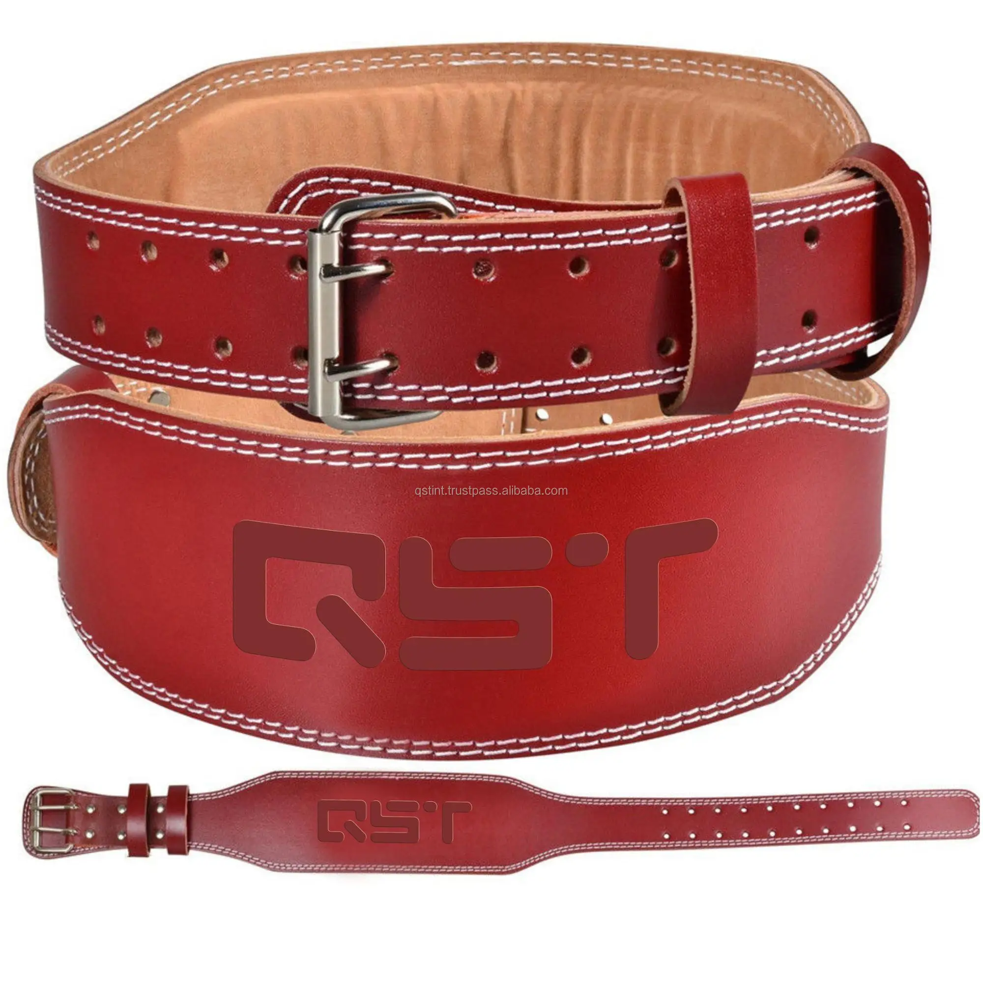 Custom Logo Printed Leather Weight Lifting Belt - Buy Weight Lifting