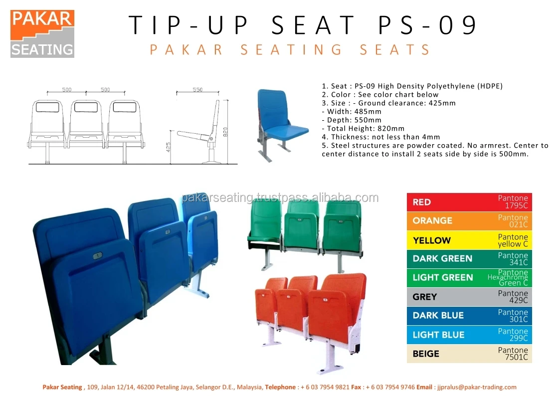 Fold Up Stadium Seat