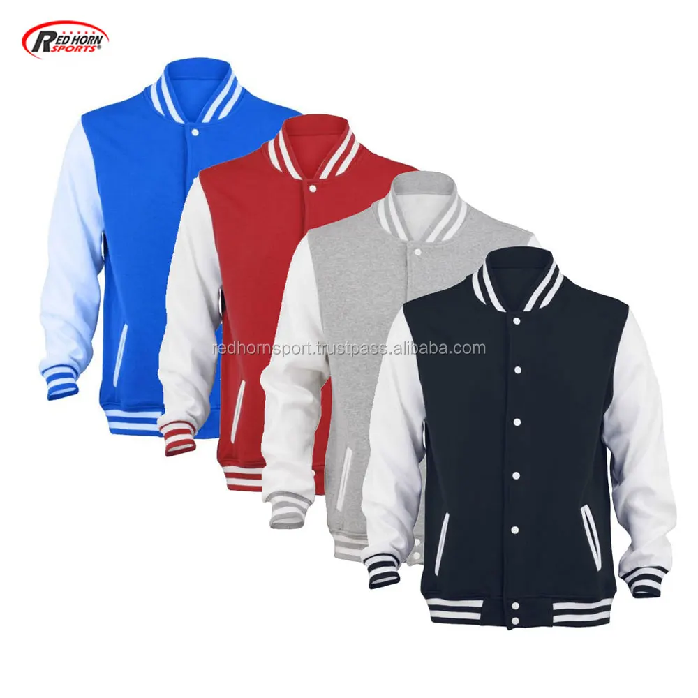 High Quality Custom Varsity Jacket Bulk Windbreaker Blank College Track