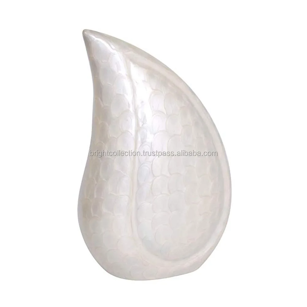 Garden Cremation Western Style Funeral Urn Teardrop Adult Brass