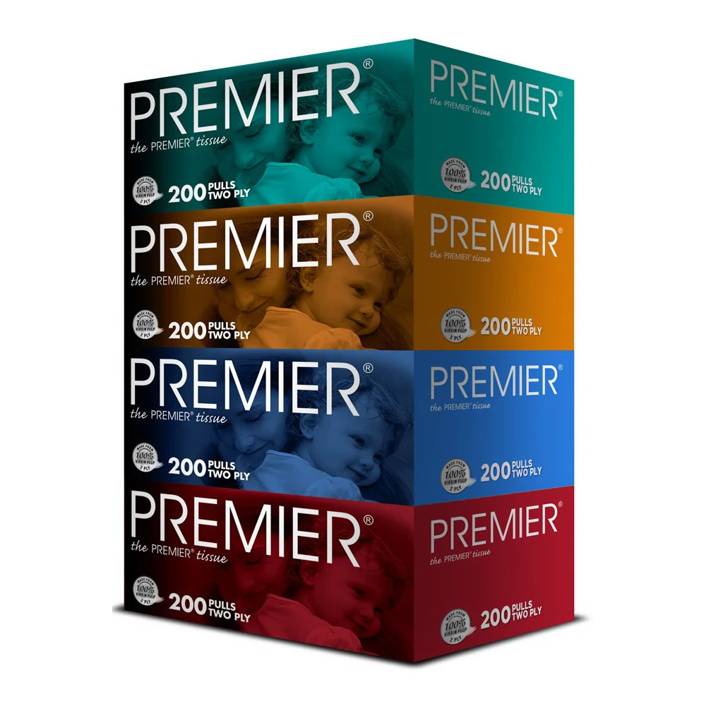 Premier Tissue 2 Ply 4 Box X 200sheet Atm Shopping