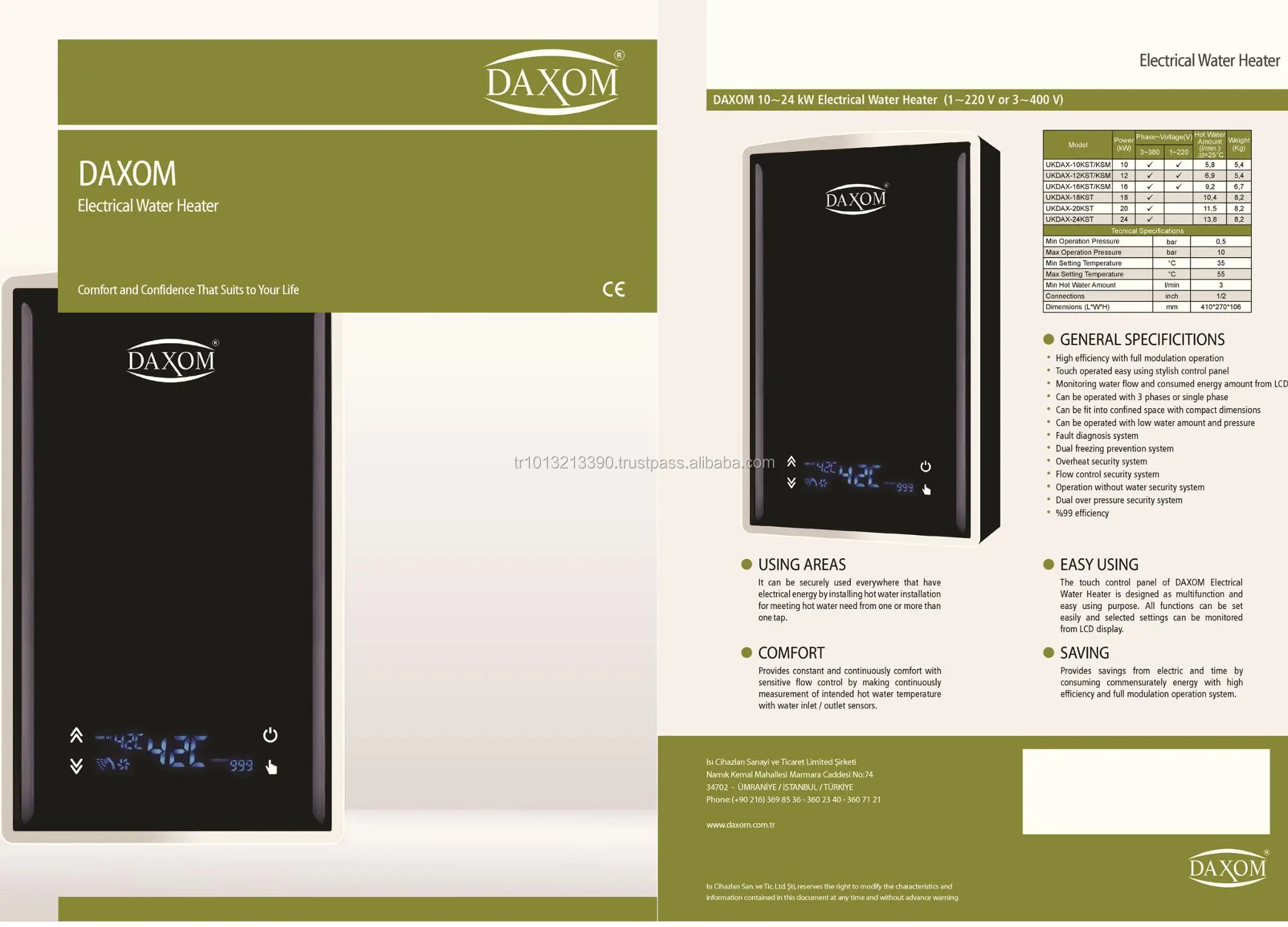 Elektrikli Su Isıtıcı D