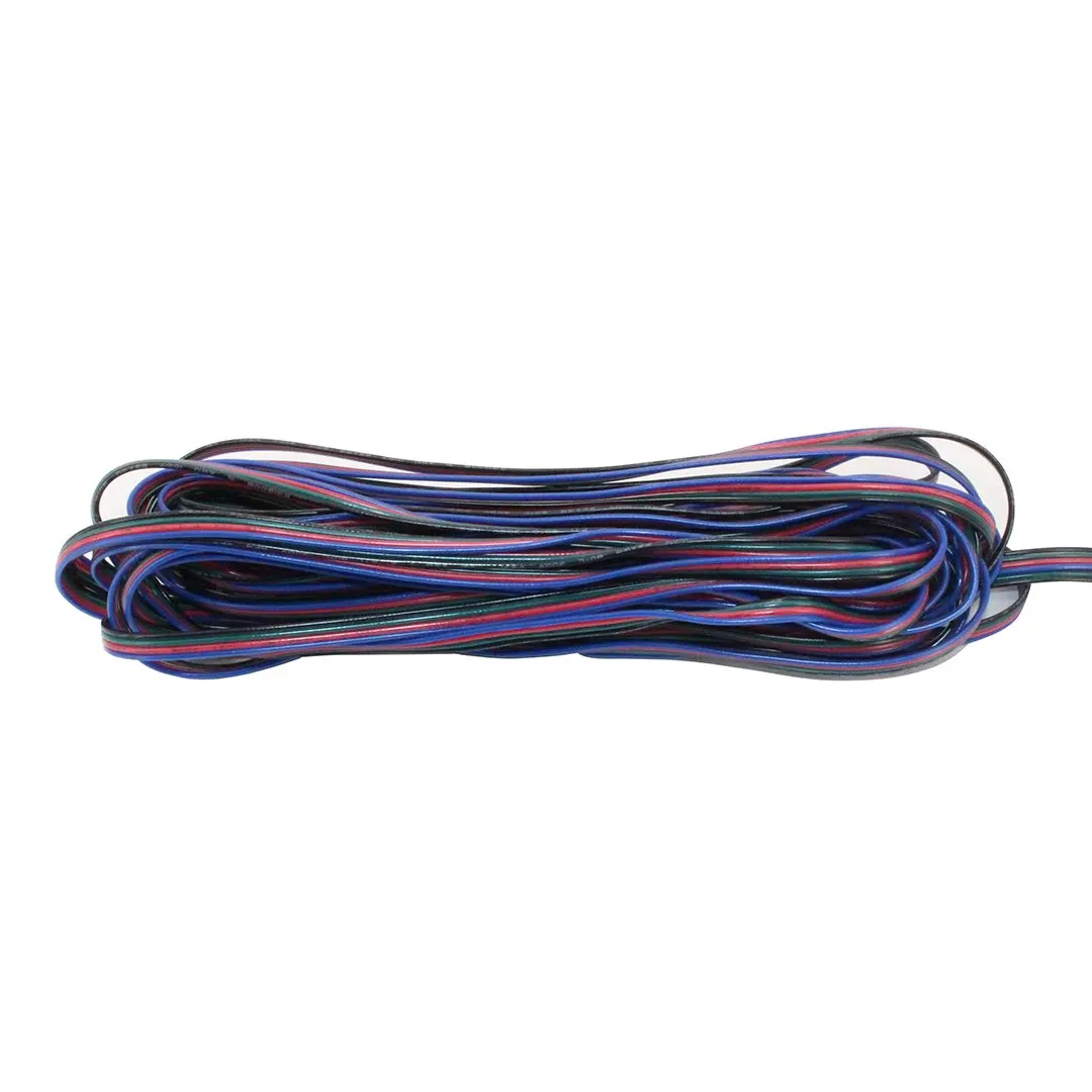 4 Pin Led Cable,10PCS 10mm 4 Pin Male Female PCB Connector RGB 5050 3528 LED Strip Light Cable