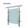 Condibe stainless steel glass clamp railing pillar