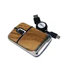 rechargeable Wireless leather slim card mouse