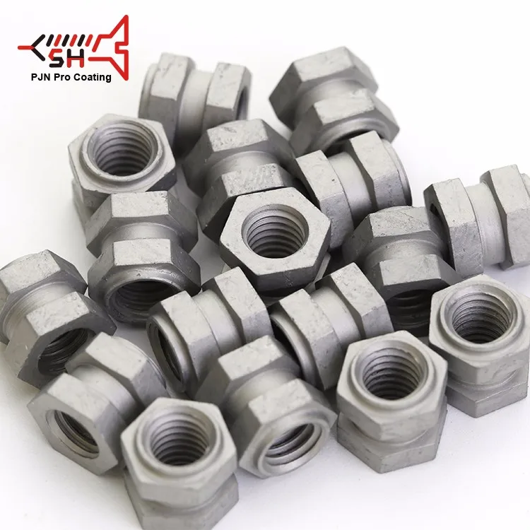 Pjn17005 M6 Steel Double Hex Nut Zinc Coating Buy Lock Nut Hexagon