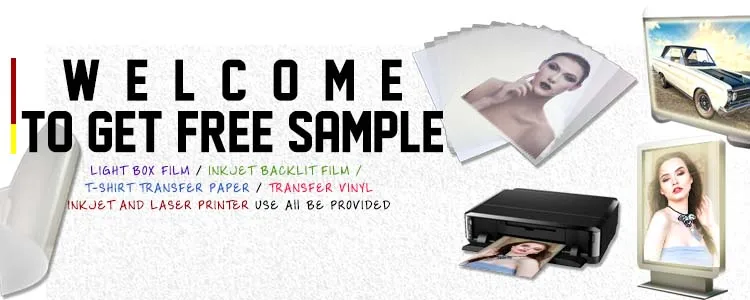 Water Resistance A4 Lighting Box Backlit Inkjet PET Film Price