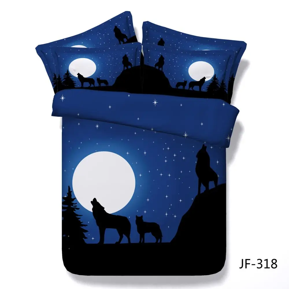 De Dibujos Animados Lobo Aullando A La Luna Llena 3d Cama Buy Ninos Ropa De Cama Al Por Mayor Conjunto De Cama 3d Conjunto Conjunto De Ropa De Lobo Product On Alibaba Com