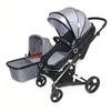 High landscape luxury rubber wheels reversible travel baby stroller