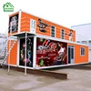 customize cheap prefabricated 40 feet 2 story metal steel structure cargo container house 3d design plan for sale in puerto rico