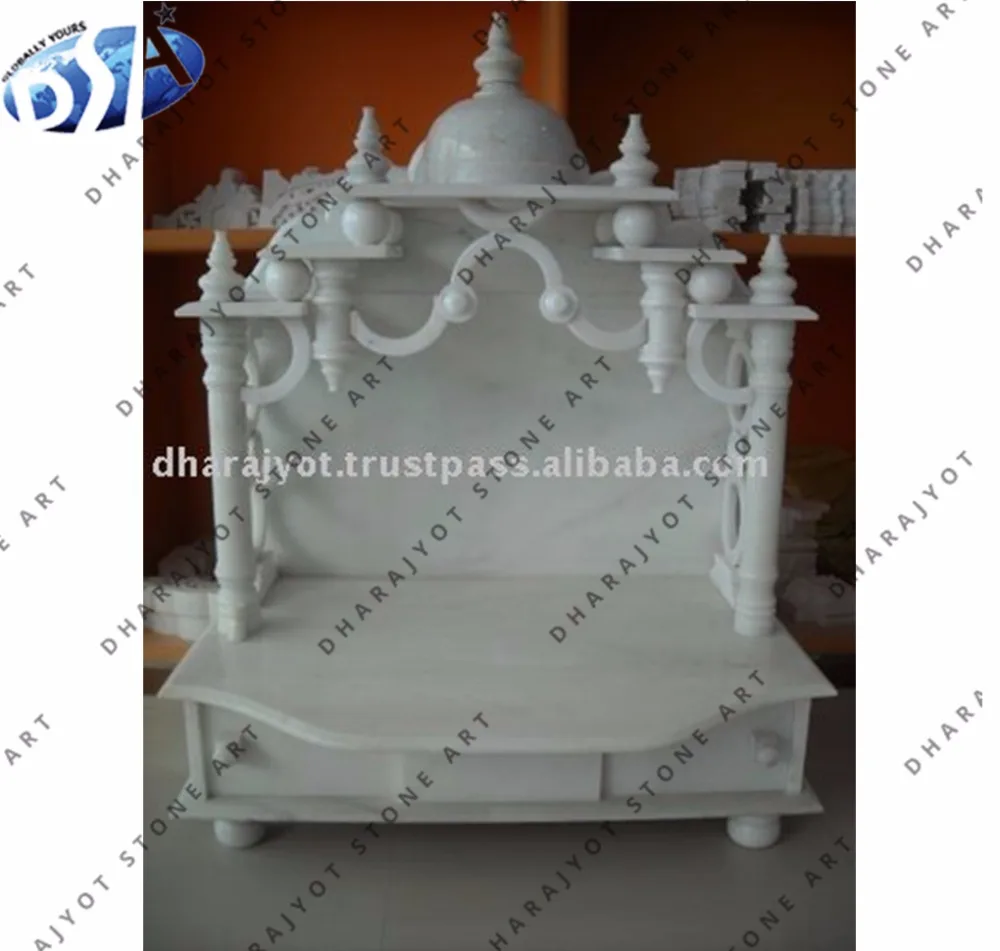 Premium White Marble Temple Indian Pooja Mandir Buy