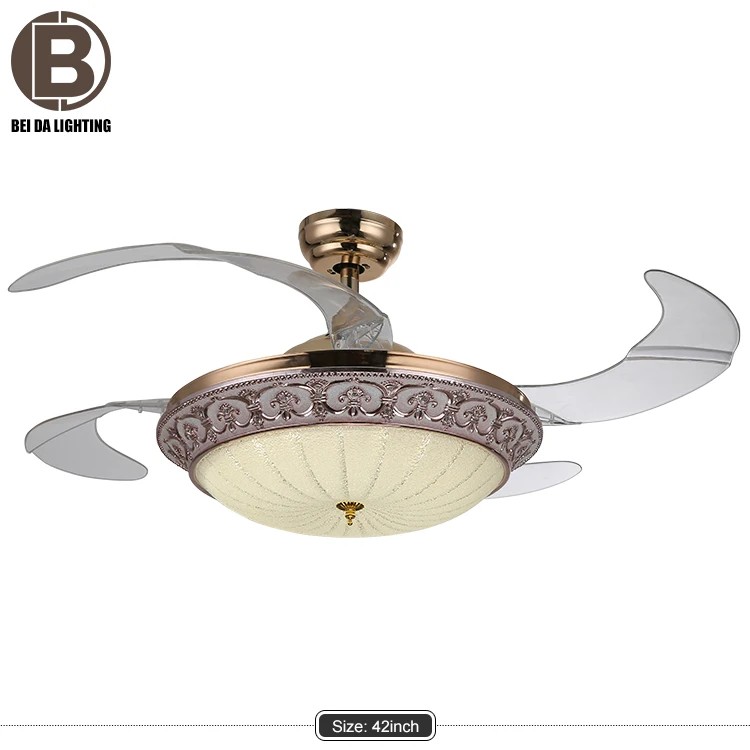 High quality 42 inch 36W LED remote controlled ceiling fan with led light