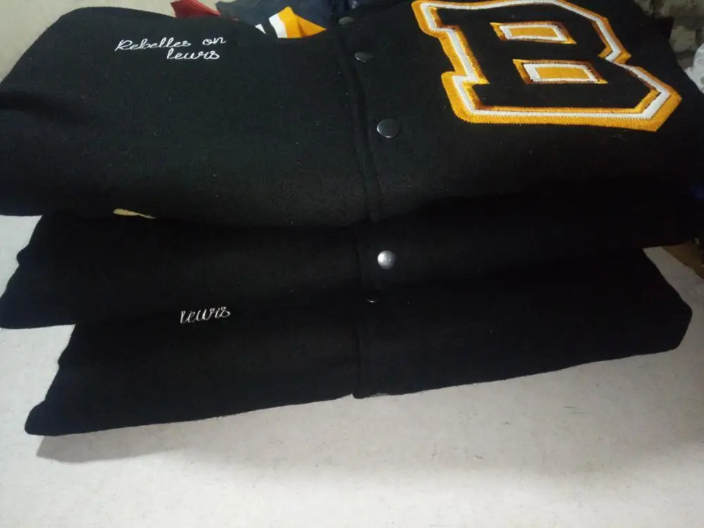 Custom Letterman Jackets With Embroidery Patches /custom Letterman