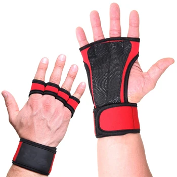 Cross Training Gloves With Wrist Support For Gym Workout Weightlifting Fitness-silicone Padding No Calluses-suits Men - Buy Training Gloves Crossfit Fitness With Anti-sweat Design Superior Support For Men