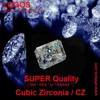 LOGOS Super Hand cut CZ EMERALD/RADIANT Cubic Zirconia Gem loose stones Synthetic Fake Diamond cubiczirconia fake Diamond ston