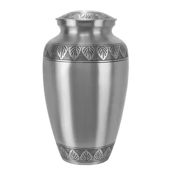 Brass Dignity Adult Cremation Urns With Pewter Finish,Adult Funeral ...