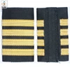 Epaulets, pilot slip on epaulettes for shirts, hook & loop backing epaulettes